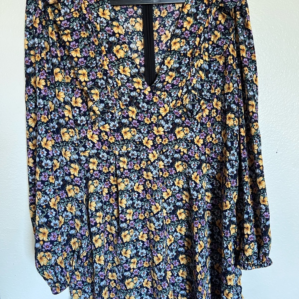 Floral Long Sleeve Dress